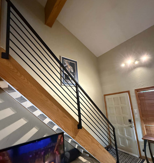 Custom Stair Rail Renovation