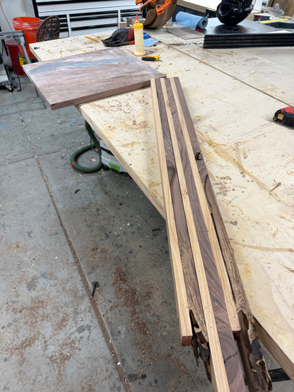 Bleck Walnut and Hickory End Table