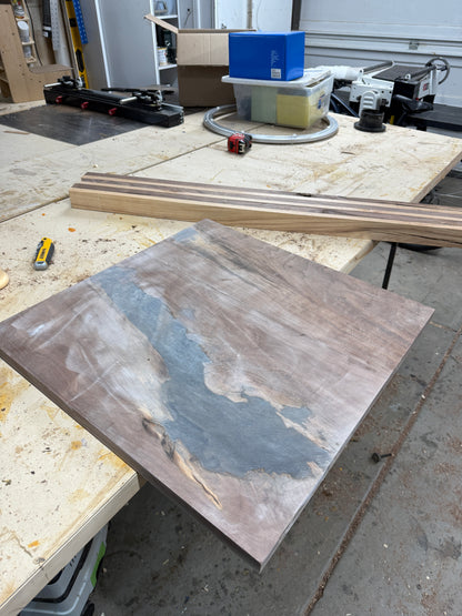 Bleck Walnut and Hickory End Table