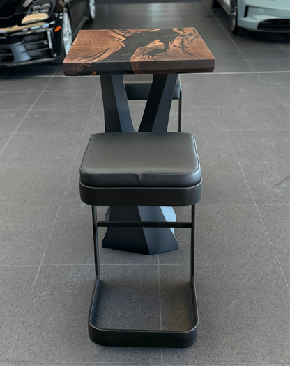 Black Walnut Bistro Table, SOLD