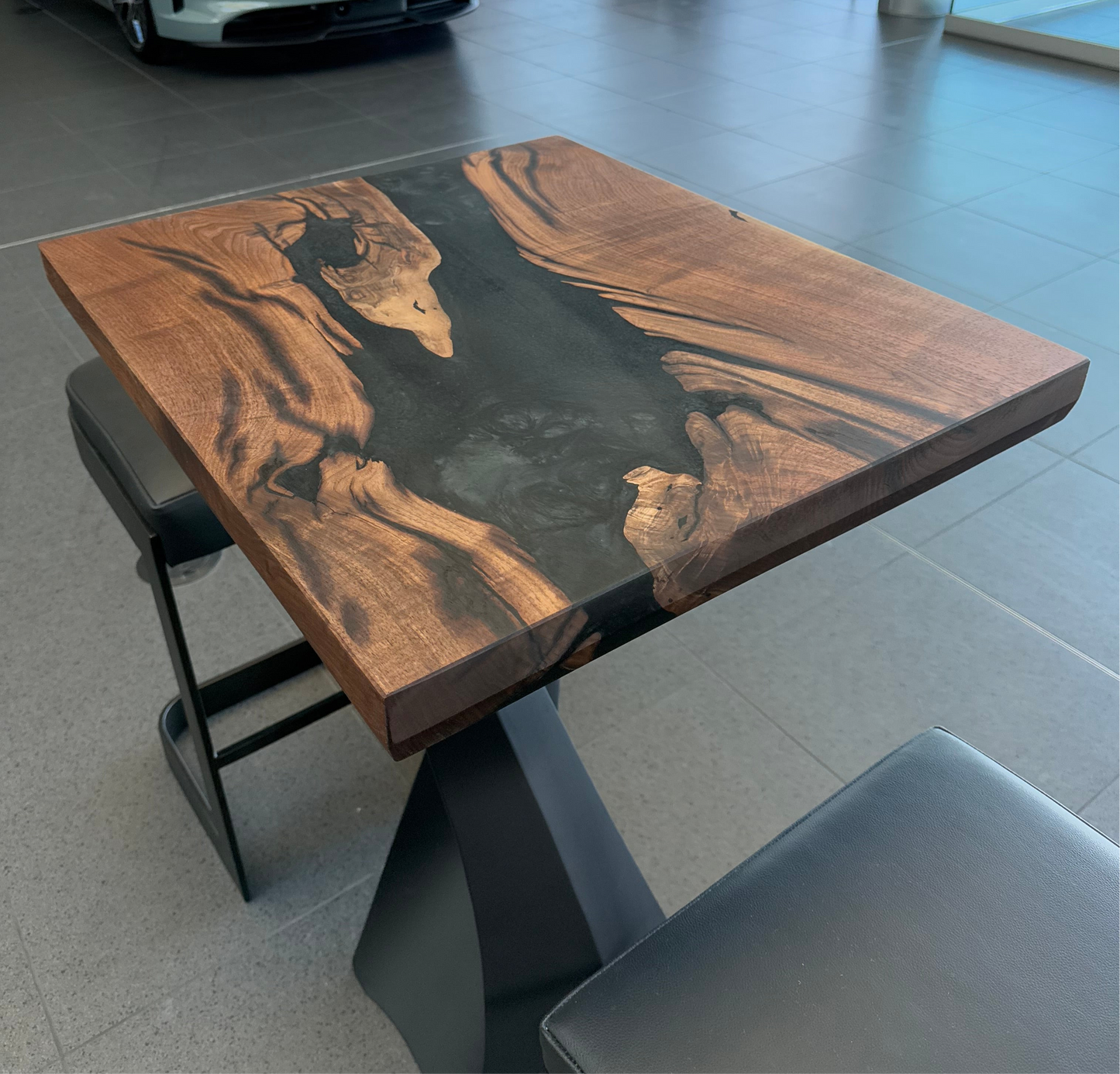 Black Walnut Bistro Table, SOLD