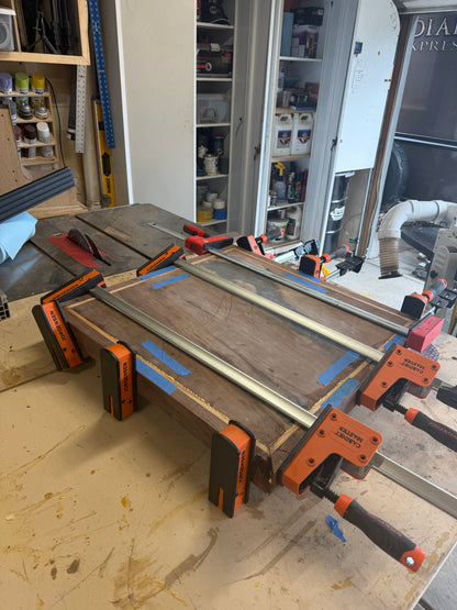 Bleck Walnut and Hickory End Table