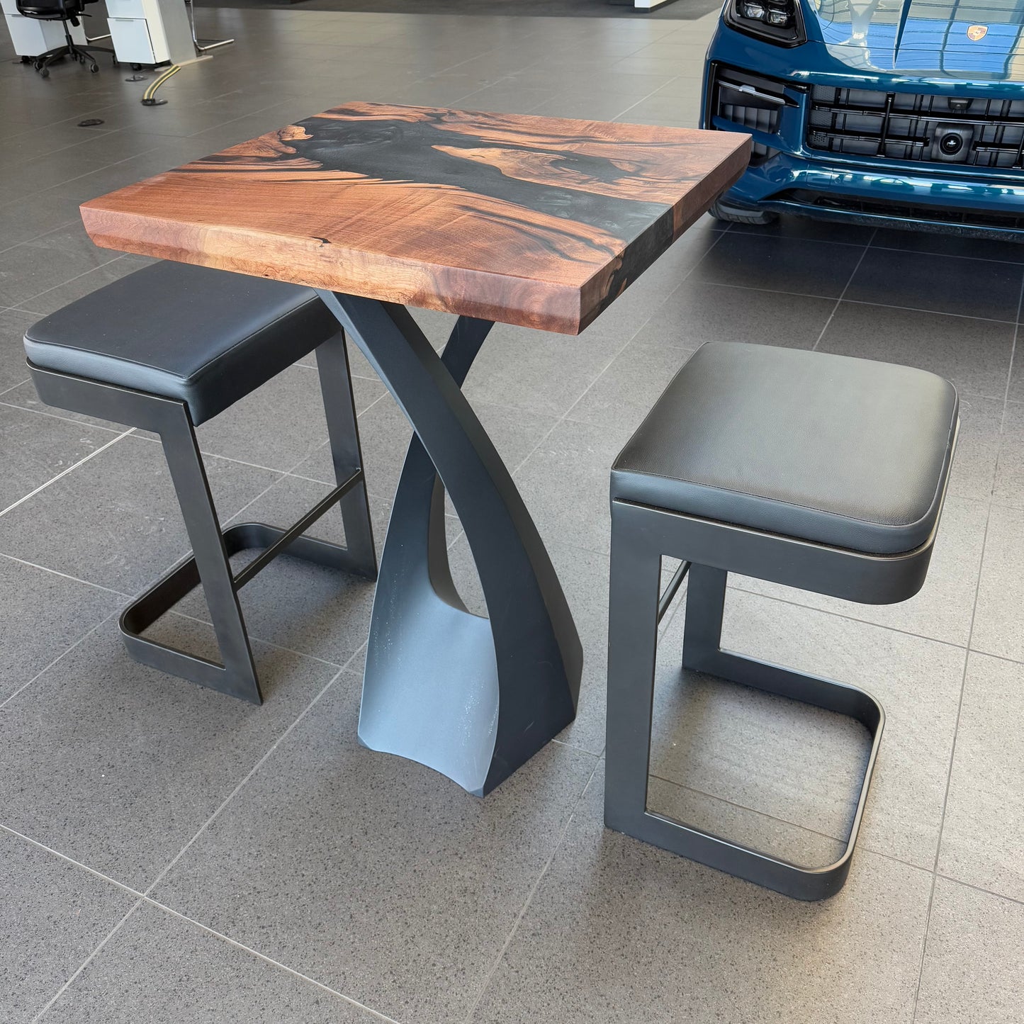 Black Walnut Bistro Table, SOLD