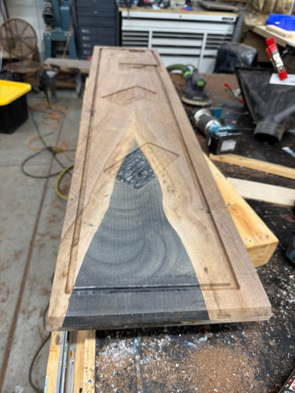 Black Walnut Console Table
