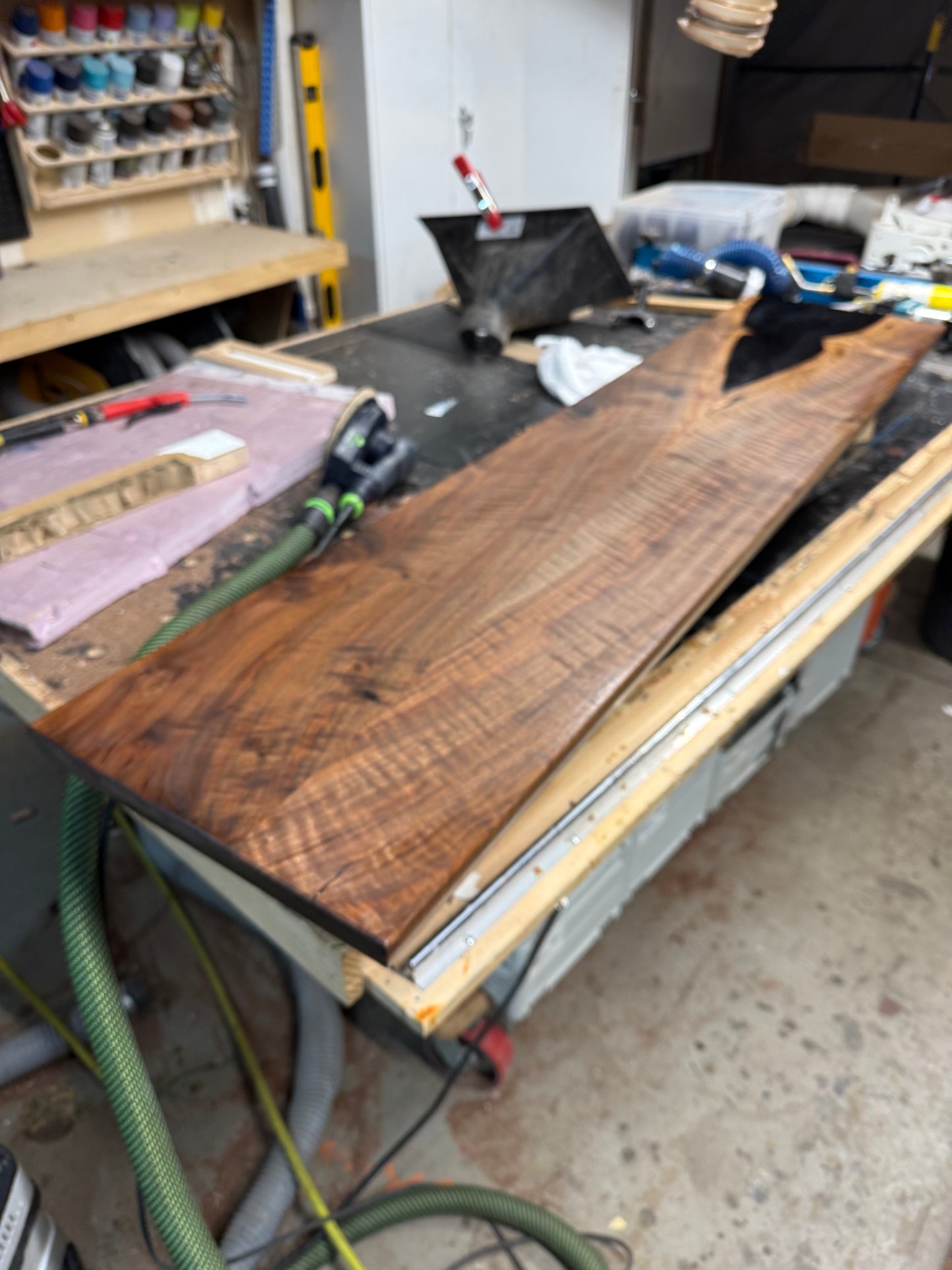 Black Walnut Console Table