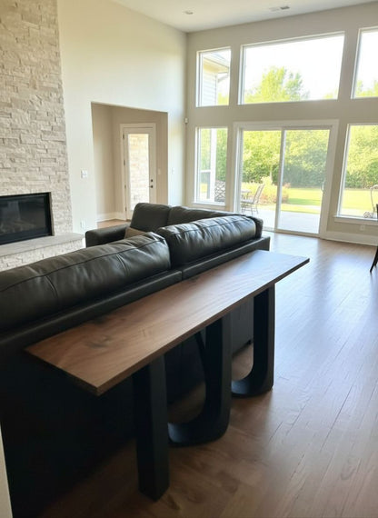 Black Walnut Console Table