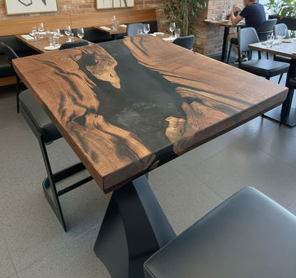 Black Walnut Bistro Table, SOLD